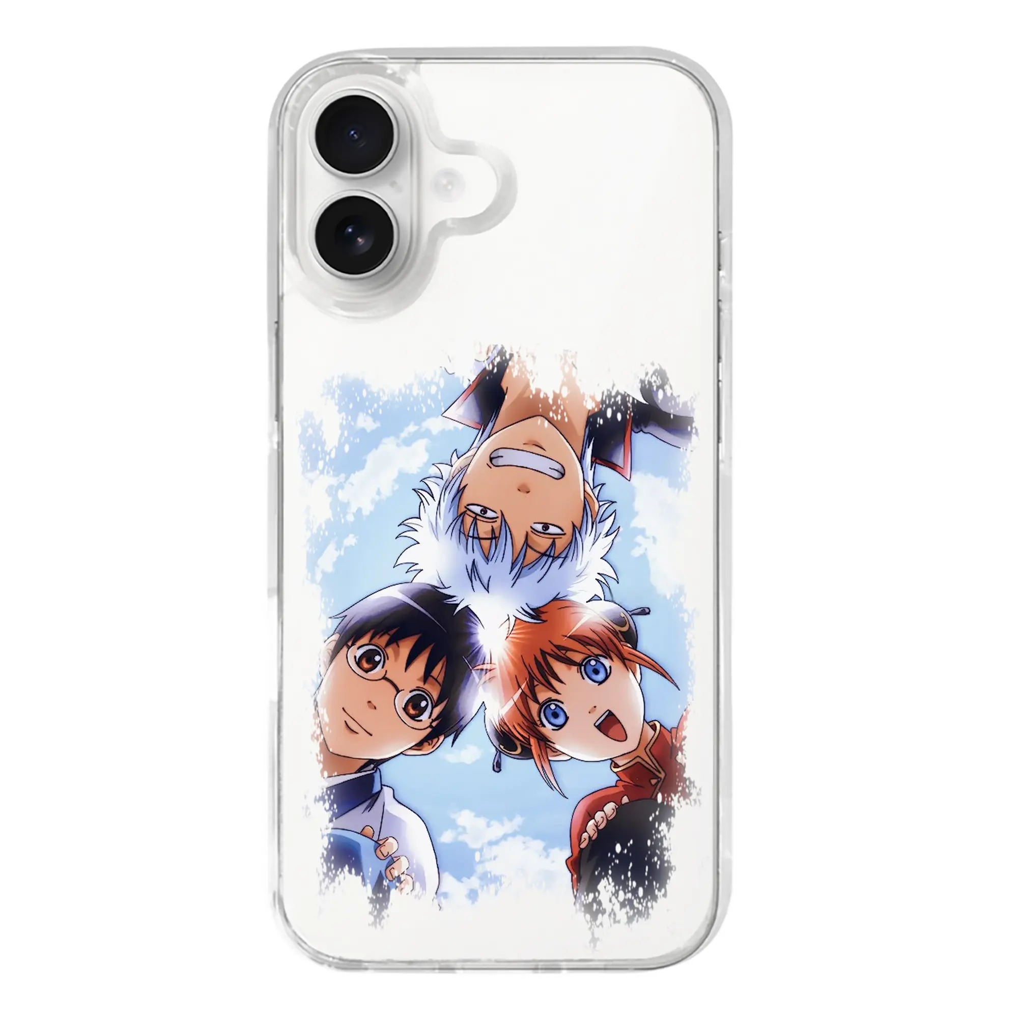 銀魂 グッズ 坂田 銀時 - iPhone 17シリーズ 透明スマホケース – 薄型・耐衝撃・精密フィット保護カバー